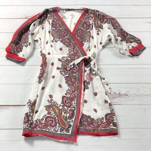 Zara Paisley Wrap Style Dress